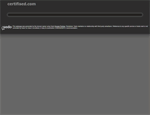 Tablet Screenshot of certifised.com